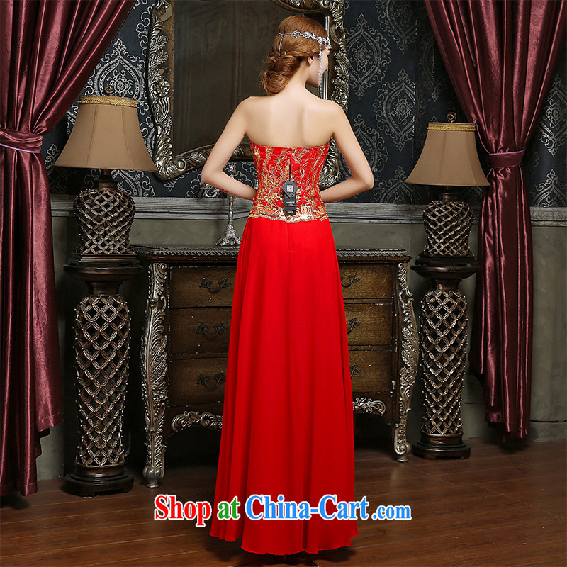 Code Hang Seng bride spring 2015 new bride toast. Stylish wedding dress pregnant women dress long red dress evening dress can be done dress red XXL new pre-sale within the next 7 days off, and Hang Seng bride, shopping on the Internet
