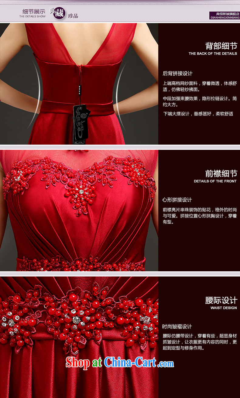 Code hang bridal wedding dresses bows service 2015 new stylish Wine red long dress wedding dress dress pregnant women made dresses wine red XXL pictures, price, brand platters! Elections are good character, the national distribution, so why buy now enjoy more preferential! Health