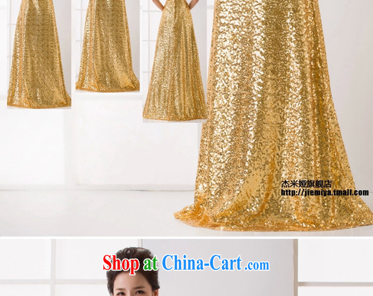 J. MIA gold Evening Dress new 2015 toast service bridal fashion wedding ceremony the shoulder bridesmaid serving long, autumn and winter red XXL pictures, price, brand platters! Elections are good character, the national distribution, so why buy now enjoy more preferential! Health