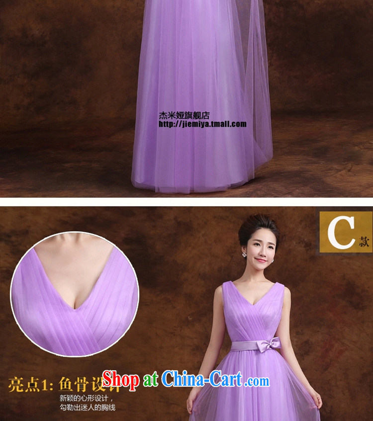 J. MIA bridesmaid service long 2015 new Korean purple shoulders bridesmaid single shoulder-straps and sisters dress dress D L, pictures, price, brand platters! Elections are good character, the national distribution, so why buy now enjoy more preferential! Health