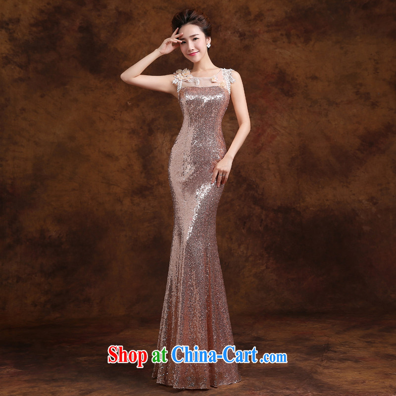 Jie MIA dress 2015 new wedding dresses shoulders, lace long banquet appearances beauty dress XXL