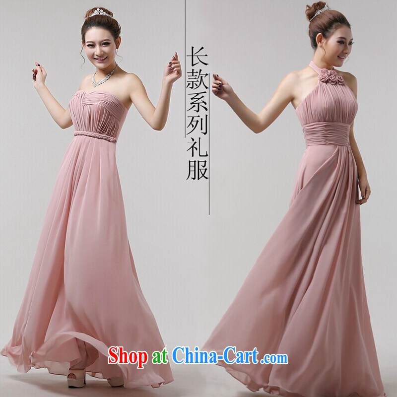 Cheng Kejie MIA bridesmaid dress bridesmaid toast serving serving long fall 豆沙 color dress new girl evening dress uniform toast wrinkled bare chest XXL, Jake Mia, shopping on the Internet
