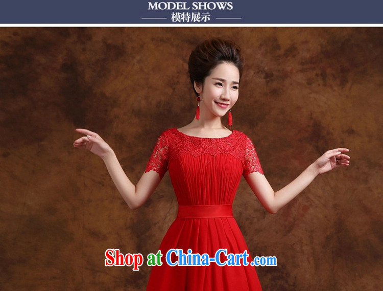 J. MIA toast Service Bridal Fashion 2015 new wedding dresses shoulders lace long marriage dress, Autumn red long XXL pictures, price, brand platters! Elections are good character, the national distribution, so why buy now enjoy more preferential! Health