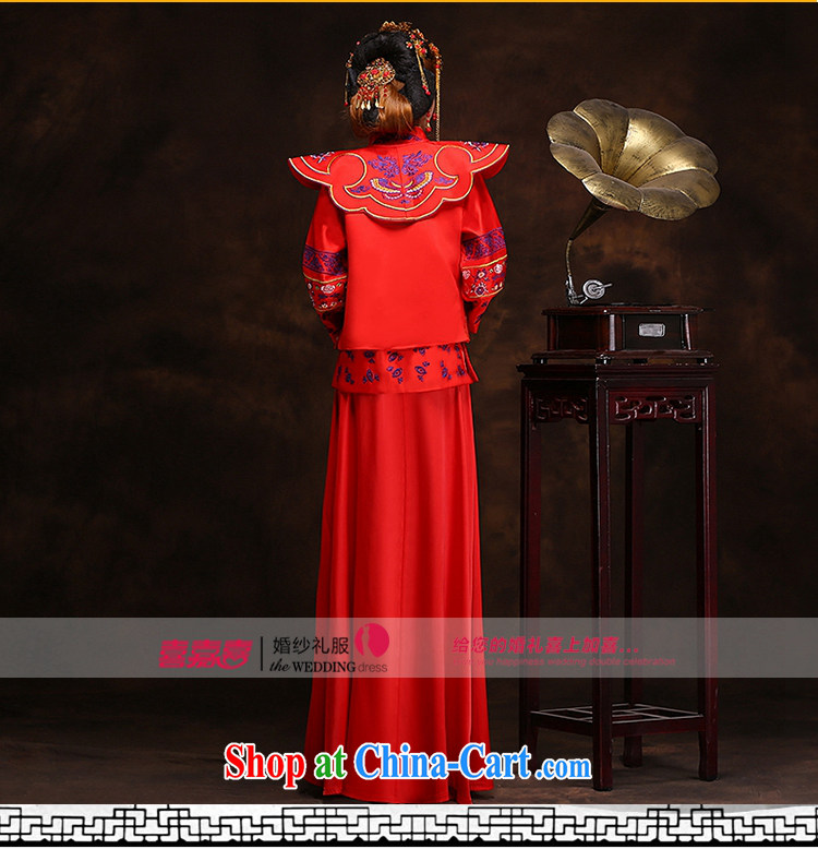 Hi Ka-hee-soo Wo service bridal gown married Yi Chinese marriage red Sau kimono toasting retro Phoenix beauty of cheongsam dress XH 66 Sau wo serving the Crown and earrings XXL pictures, price, brand platters! Elections are good character, the national distribution, so why buy now enjoy more preferential! Health