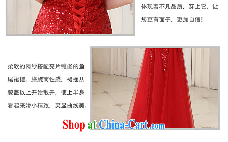 Honey, bride New Red dress crowsfoot beauty Evening Dress bride wedding toast. Stylish and elegant large code tie-evening dress red XXL pictures, price, brand platters! Elections are good character, the national distribution, so why buy now enjoy more preferential! Health
