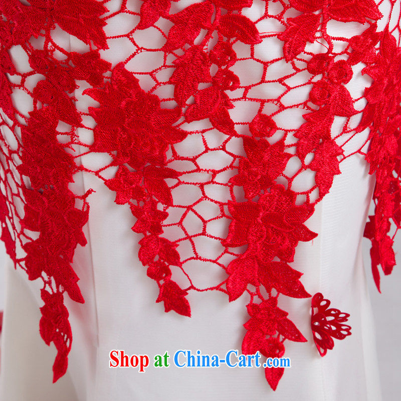 Jie MIA crowsfoot wedding dresses 2014 new Korean red sexy bare chest Deep V collar beauty bridal toast serving it, shoulders XXL, Jake Mia, and shopping on the Internet