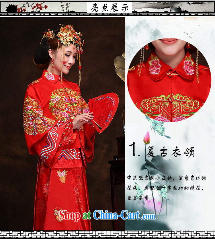 Hi Ka-hi new Chinese woman winter bridal dresses show groups serving classic wedding toast serving Phoenix XH use 99 Sau kimono XXL pictures, price, brand platters! Elections are good character, the national distribution, so why buy now enjoy more preferential! Health