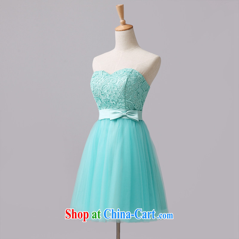 Code hang bridal bridesmaid mission small gift clothing Korean version of the new, 2014 Ice Blue lace short shaggy marriage toast 4, optional Ice Blue 6-Color Ice Blue C M paragraph that Bethlehem bride, shopping on the Internet