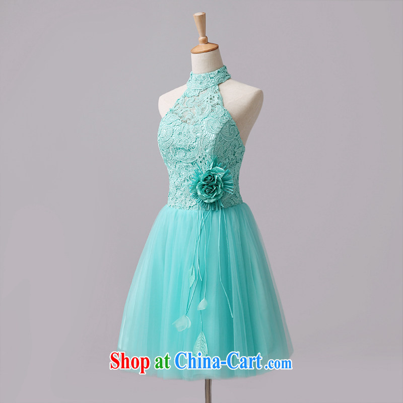 Code hang bridal bridesmaid mission small gift clothing Korean version of the new, 2014 Ice Blue lace short shaggy marriage toast 4, optional Ice Blue 6-Color Ice Blue C M paragraph that Bethlehem bride, shopping on the Internet