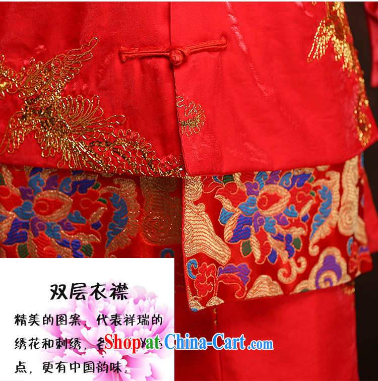 Hi Ka-hi new 2014 winter retro dresses show reel toast serving serving Chinese classical wedding dresses long XH 88 Sau wo service XXL pictures, price, brand platters! Elections are good character, the national distribution, so why buy now enjoy more preferential! Health