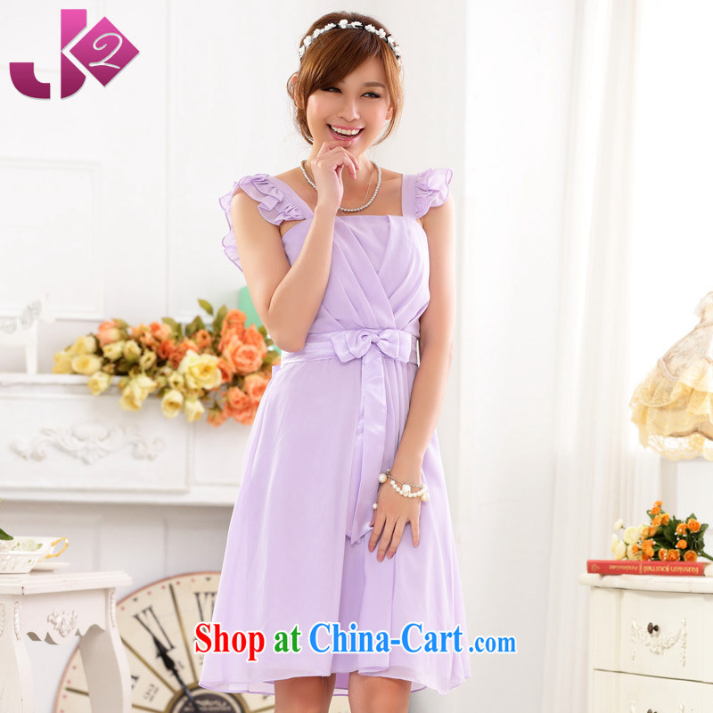 JK 2. YY 2015 spring and summer new sweet Princess flouncing straps snow woven dresses larger female bridesmaid dresses small pink 3XL, JK 2. YY, shopping on the Internet