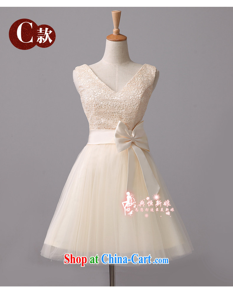 Code hang bridal bridesmaid dresses in wedding dresses new 2015 spring wedding dresses serving toast short, champagne color small dress bridesmaid mission multi-color optional champagne color E XXXL, pictures, price, brand platters! Elections are good character, the national distribution, so why buy now enjoy more preferential! Health