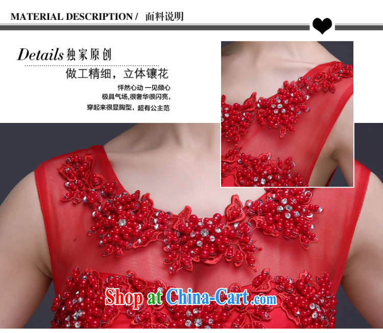 Ting Beverly toast Service Bridal Fashion 2015 spring new dual-shoulder dress red bridesmaid dress long cultivating female Red XL pictures, price, brand platters! Elections are good character, the national distribution, so why buy now enjoy more preferential! Health
