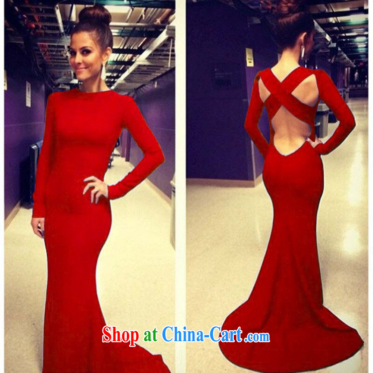 The Bekaa in Dili in Europe hot sexy back exposed cross-dress dress long skirt #8065 red L pictures, price, brand platters! Elections are good character, the national distribution, so why buy now enjoy more preferential! Health