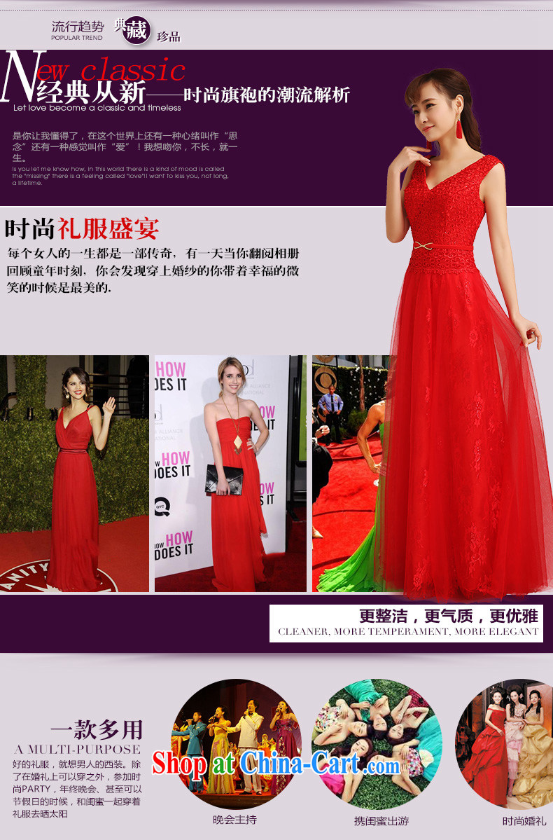 Code Bethlehem bride spring 2015, bridal toast clothing stylish beauty graphics thin marriage wedding long gown evening dress moderator banquet evening dress evening dress red XXL pictures, price, brand platters! Elections are good character, the national distribution, so why buy now enjoy more preferential! Health