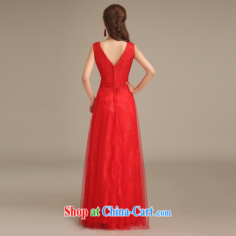 Code Bethlehem bride spring 2015, bridal toast clothing stylish beauty graphics thin marriage wedding long gown evening dress moderator banquet evening dress evening dress red XXL that Bethlehem bride, shopping on the Internet