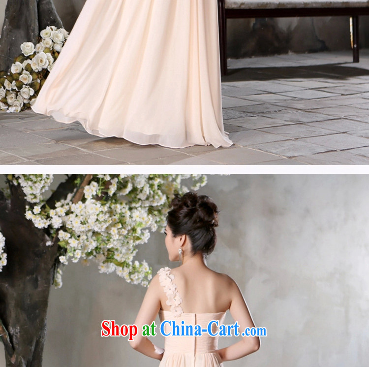 J. MIA 2015 new autumn the shoulder long dress hostess banquet bridesmaid dress evening dress light pink XXL pictures, price, brand platters! Elections are good character, the national distribution, so why buy now enjoy more preferential! Health