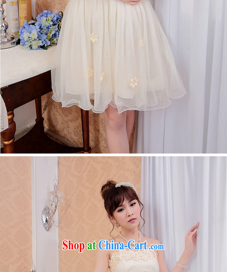 Virtue romantic 2015 new bridesmaid lace small dress sister skirt small dress MCA 836 apricot are code pictures, price, brand platters! Elections are good character, the national distribution, so why buy now enjoy more preferential! Health