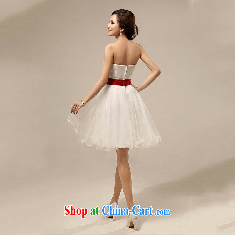 Still, 12,015 new dresses, bare chest dress short Korean bridal wedding dress uniform toast bridesmaid with winter 2149 YS champagne color L, it's a, shopping on the Internet