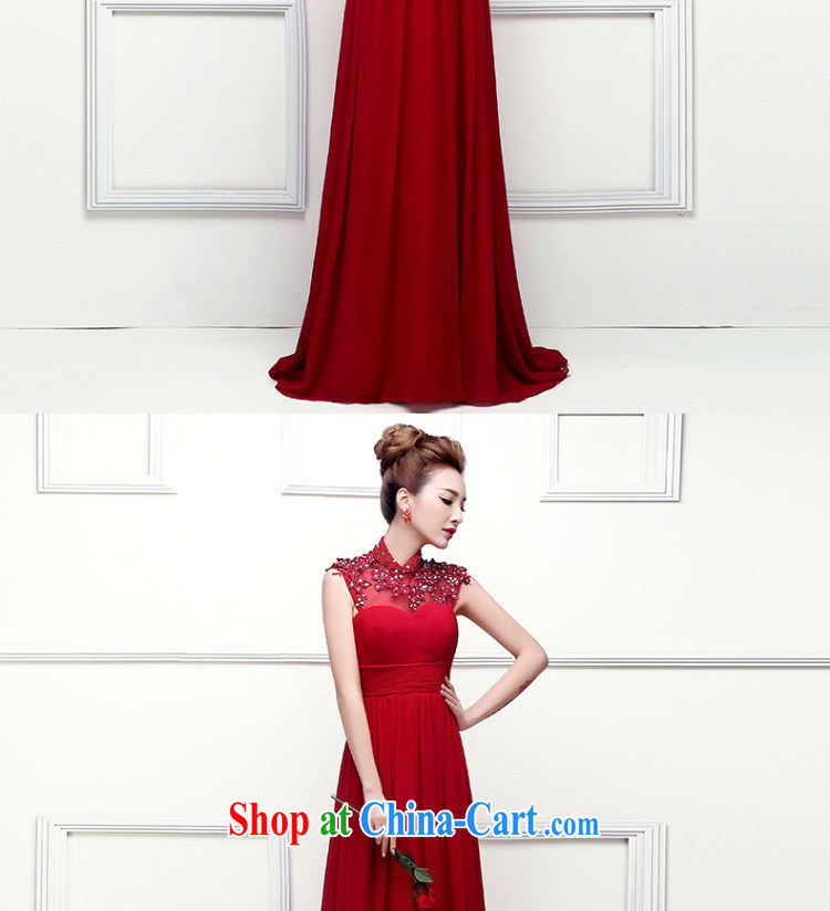 Sophie HIV than new Korean style, dress for the field shoulder Red Beauty, Video thin dress bridal toast annual service dress red XXL pictures, price, brand platters! Elections are good character, the national distribution, so why buy now enjoy more preferential! Health