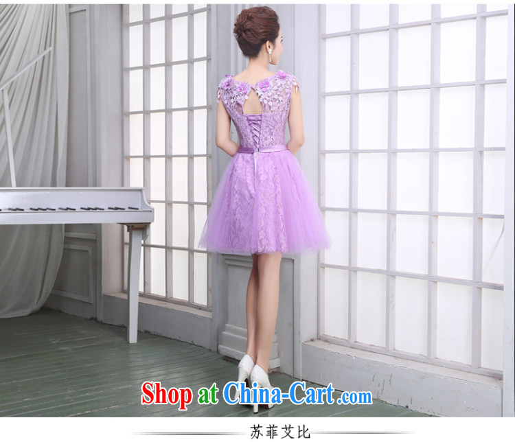 Sophie HIV than bridesmaid dress 2015 new summer bridesmaid in purple Evening Dress short banquet performances graduation dress and sisters D skirt, short before long T 14,009 - 4 XXL pictures, price, brand platters! Elections are good character, the national distribution, so why buy now enjoy more preferential! Health