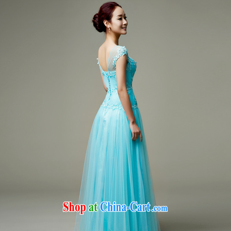Han Park (cchappiness) 2015 New Field shoulder lace bridesmaid dress stylish beauty toasting service banquet, wedding dresses Matcha green XL, Han Park (cchappiness), online shopping