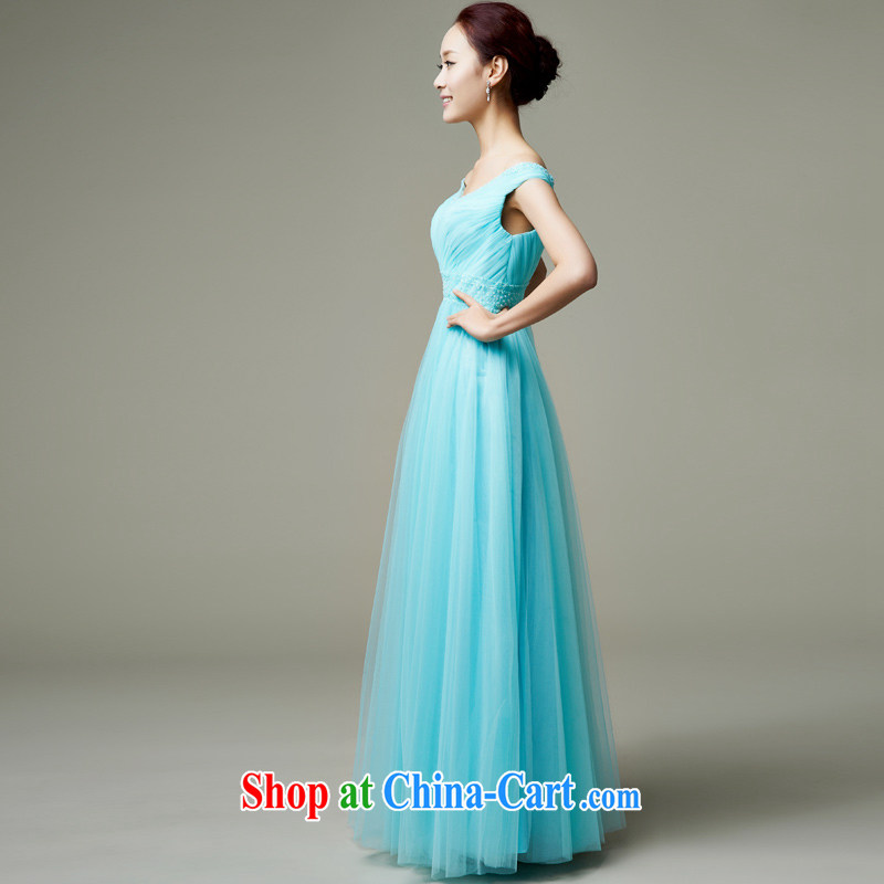 Han Park (cchappiness) 2015 new stylish card shoulder bows. sexy bridesmaid dress companies annual meeting banquet dress green XXL, Han Park (cchappiness), online shopping