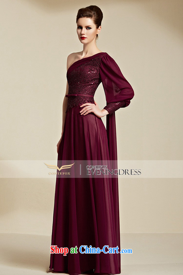 Creative Fox Evening Dress 2015 new banquet long gown bridal wedding dress evening dress uniform toast the shoulder bridesmaid dress long skirt 30,850 fuchsia XXL pictures, price, brand platters! Elections are good character, the national distribution, so why buy now enjoy more preferential! Health