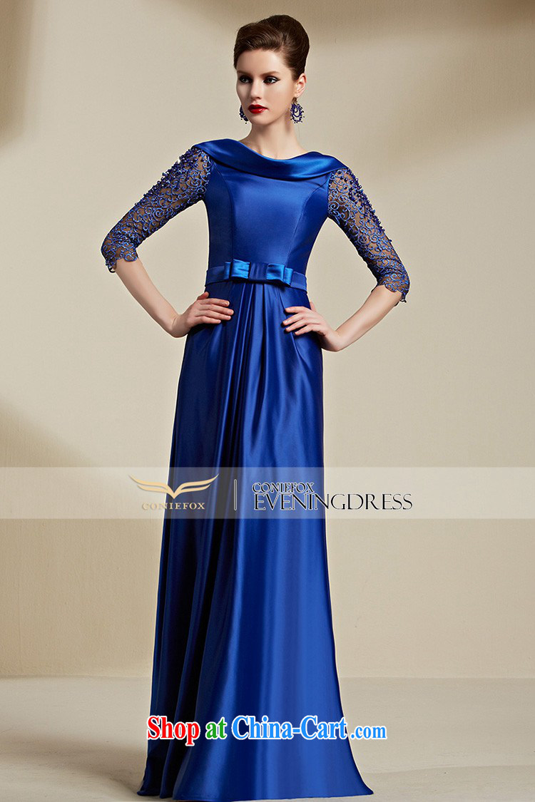 Creative Fox Evening Dress 2015 new stylish blue cuff in banquet dress long dress annual meeting moderator toast dress dress evening dress 30,816 blue L pictures, price, brand platters! Elections are good character, the national distribution, so why buy now enjoy more preferential! Health