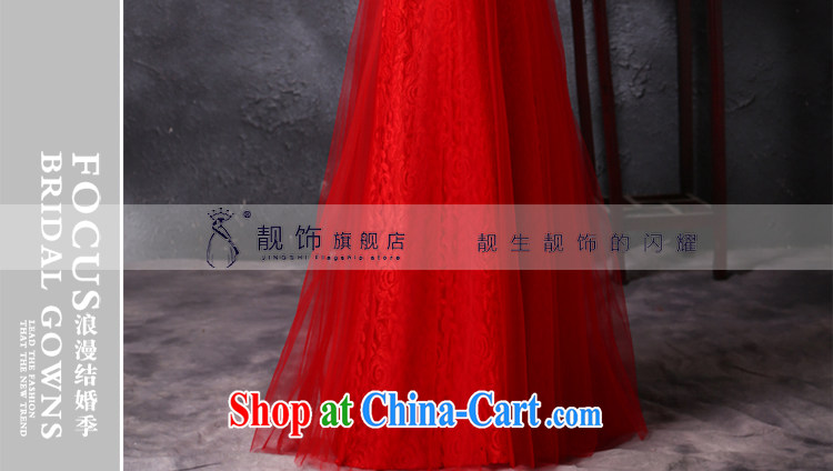 Beautiful ornaments 2015 new wedding dress wiped his chest long red evening dress dress bridal wedding toast serving wine red dress XXL pictures, price, brand platters! Elections are good character, the national distribution, so why buy now enjoy more preferential! Health