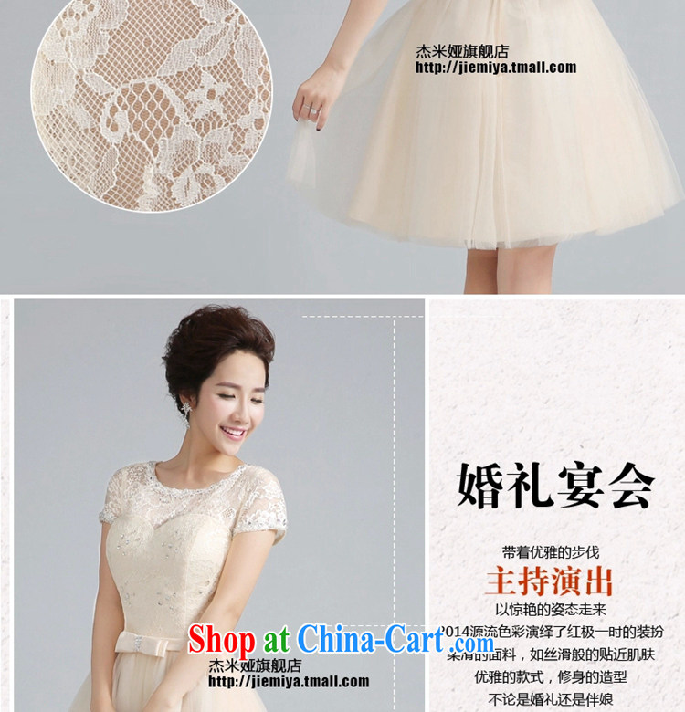 Cheng Kejie MIA dress new 2014 bridal toast serving Sau San bridesmaid service short, double-shoulder evening dress small sister dress fall and winter with light color Penang XXL pictures, price, brand platters! Elections are good character, the national distribution, so why buy now enjoy more preferential! Health