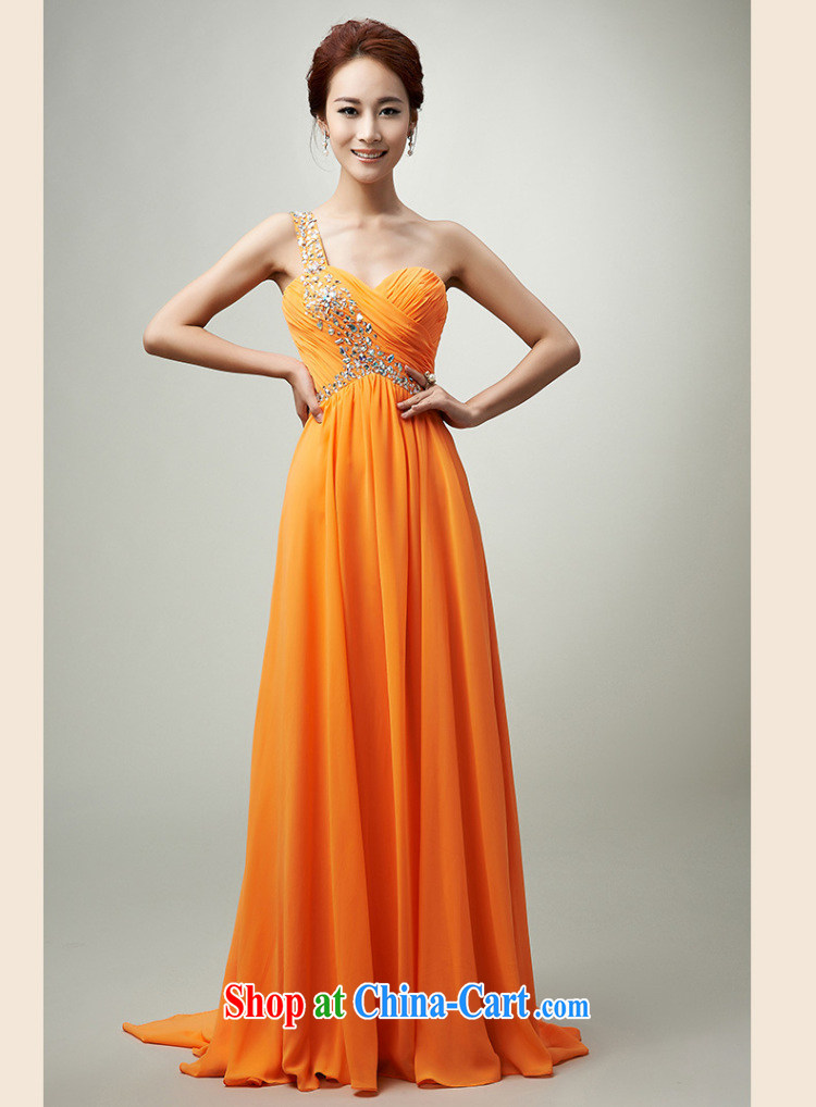Han Park (cchappiness) 2015 new stylish wiped his chest long serving toast bridesmaid service banquet Annual Gala Evening Dress orange custom pictures, price, brand platters! Elections are good character, the national distribution, so why buy now enjoy more preferential! Health