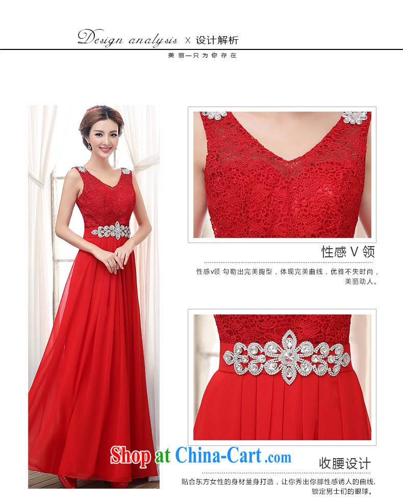 2015 new dress uniform toast marriages High red evening dress long wedding bridesmaid clothing girls purple L pictures, price, brand platters! Elections are good character, the national distribution, so why buy now enjoy more preferential! Health
