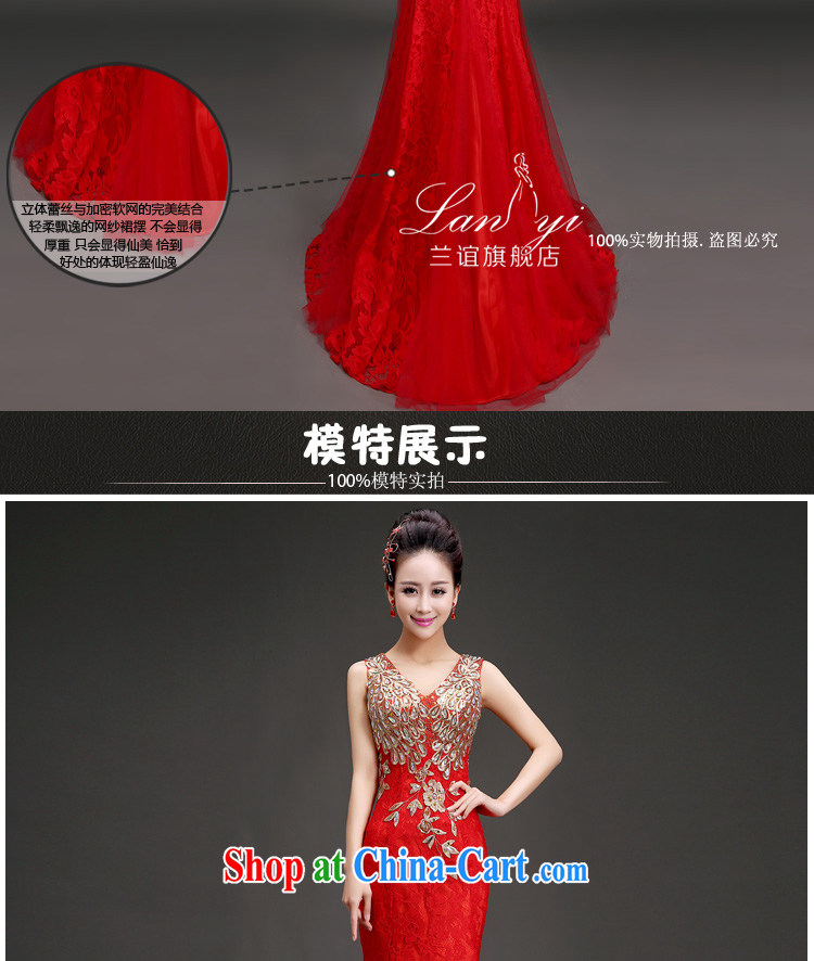 Blue Quaker marriages bows dress Korean crowsfoot graphics thin shoulders dress V for the Annual Dinner Show dress blue dress with L code waist 2.1 feet pictures, price, brand platters! Elections are good character, the national distribution, so why buy now enjoy more preferential! Health