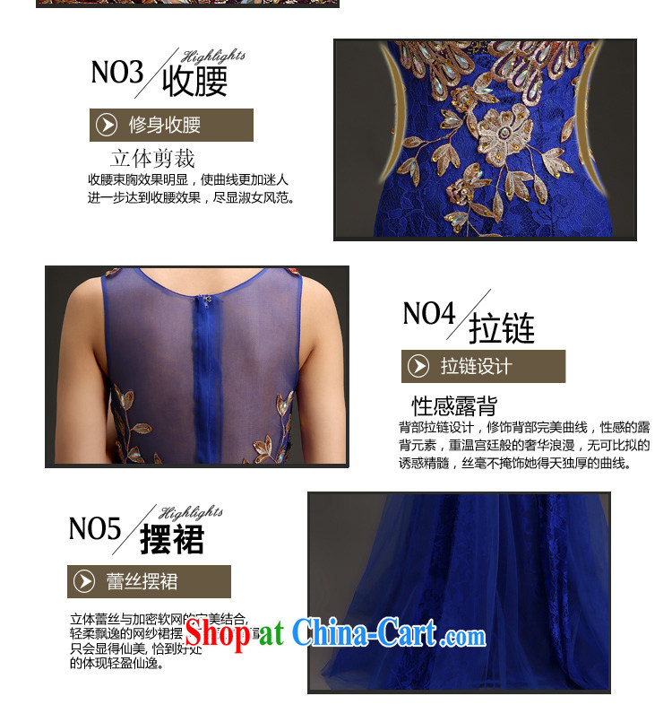 Blue Quaker marriages bows dress Korean crowsfoot graphics thin shoulders dress V for the Annual Dinner Show dress blue dress with L code waist 2.1 feet pictures, price, brand platters! Elections are good character, the national distribution, so why buy now enjoy more preferential! Health