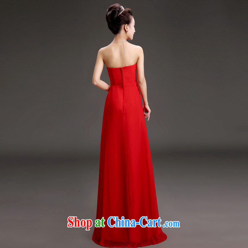 (Quakers) estimated 2015 bride's toast serving Korean version graphics thin smears chest dress show banquet hosted annual meeting evening dress Red. Contact Customer Service Fill. Fees, and friends (LANYI), online shopping