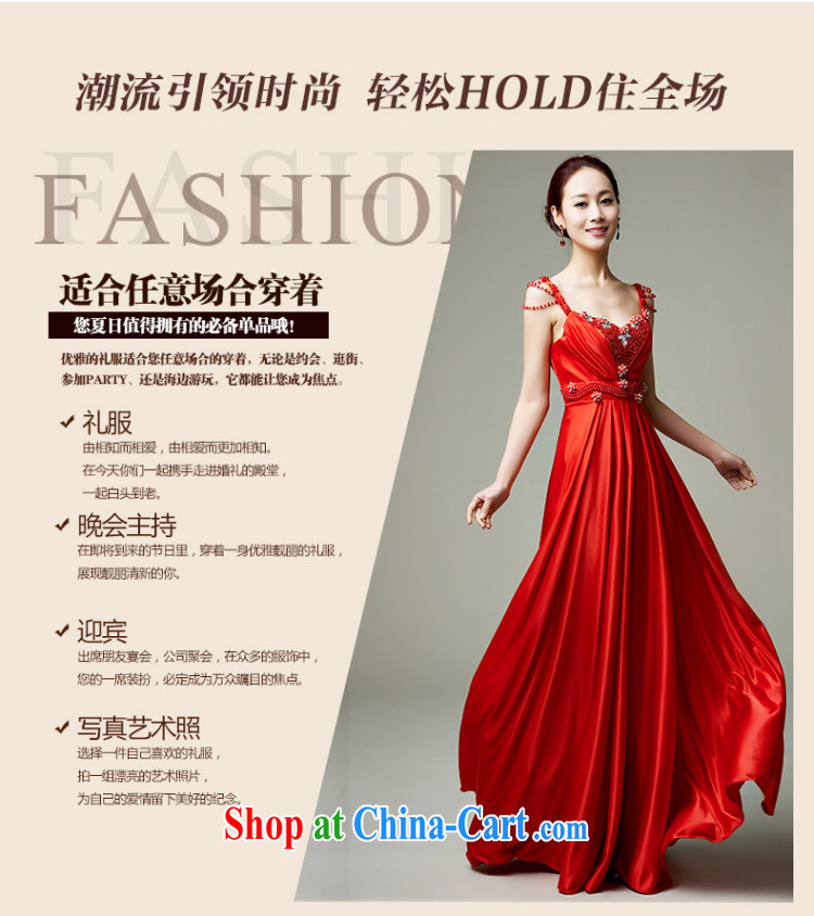 Han Park (cchappiness) 2015 new sense of water-beads straps bridal toast. bridesmaid dresses annual banquet dress red XXL lightning shipping pictures, price, brand platters! Elections are good character, the national distribution, so why buy now enjoy more preferential! Health