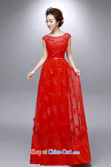 Dream of the day red wedding dresses summer 2015 new bride toast Service Annual Meeting banquet dress 8019 red L 2.1 feet waist pictures, price, brand platters! Elections are good character, the national distribution, so why buy now enjoy more preferential! Health