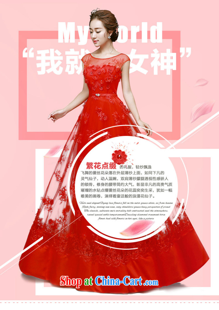 Dream of the day red wedding dresses summer 2015 new bride toast Service Annual Meeting banquet dress 8019 red L 2.1 feet waist pictures, price, brand platters! Elections are good character, the national distribution, so why buy now enjoy more preferential! Health