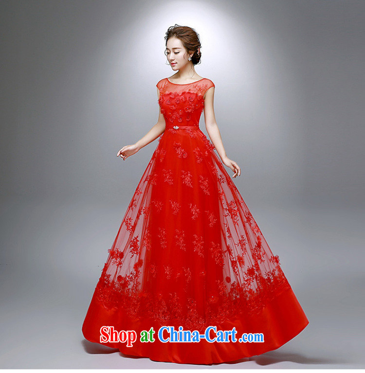 Dream of the day red wedding dresses summer 2015 new bride toast Service Annual Meeting banquet dress 8019 red L 2.1 feet waist pictures, price, brand platters! Elections are good character, the national distribution, so why buy now enjoy more preferential! Health