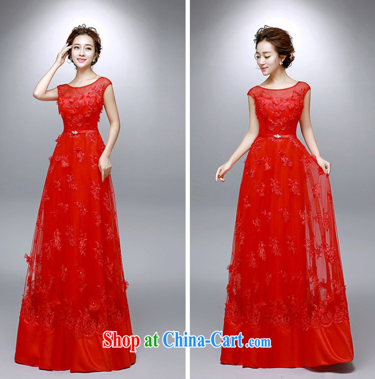 Dream of the day red wedding dresses summer 2015 new bride toast Service Annual Meeting banquet dress 8019 red L 2.1 feet waist pictures, price, brand platters! Elections are good character, the national distribution, so why buy now enjoy more preferential! Health