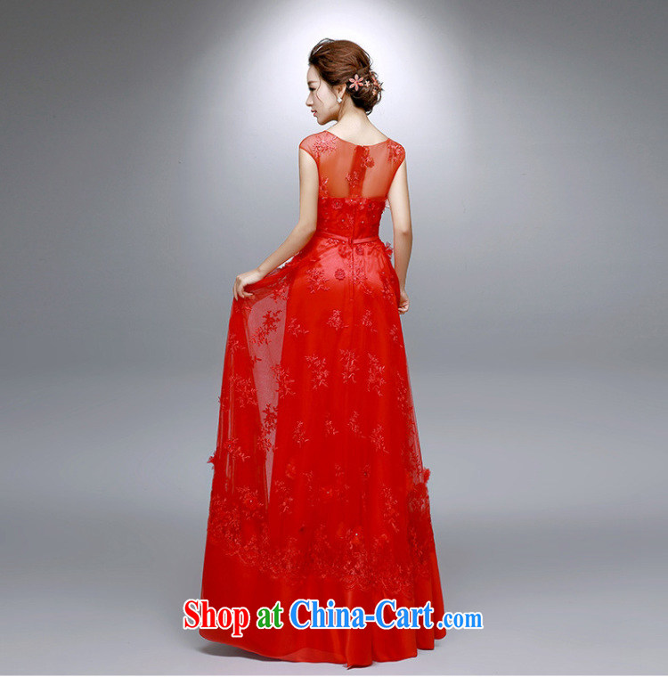 Dream of the day red wedding dresses summer 2015 new bride toast Service Annual Meeting banquet dress 8019 red L 2.1 feet waist pictures, price, brand platters! Elections are good character, the national distribution, so why buy now enjoy more preferential! Health