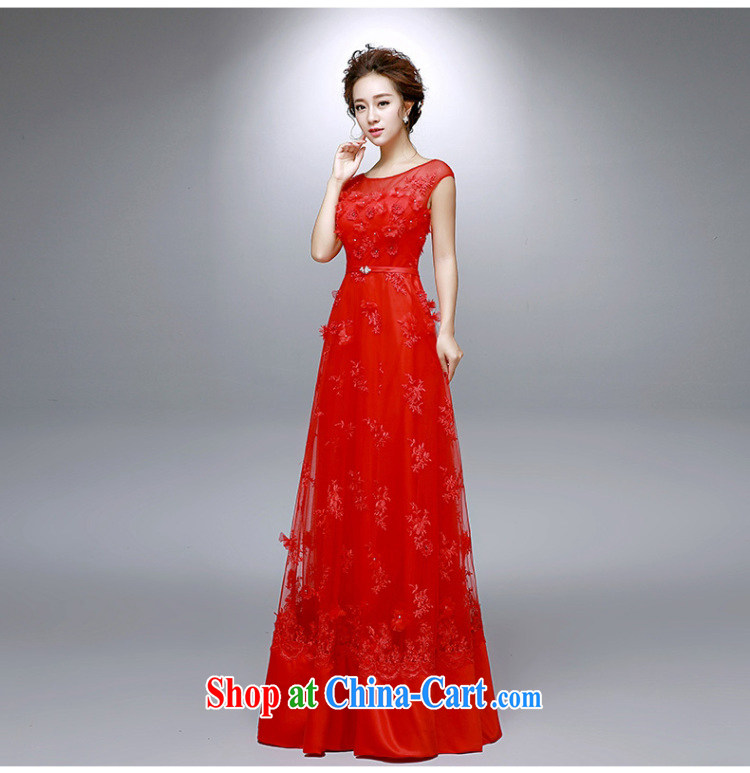 Dream of the day red wedding dresses summer 2015 new bride toast Service Annual Meeting banquet dress 8019 red L 2.1 feet waist pictures, price, brand platters! Elections are good character, the national distribution, so why buy now enjoy more preferential! Health