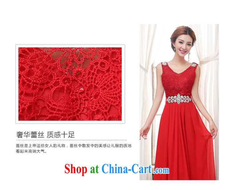 There's a dress long bows beauty service marriages red bridesmaid clothing DH 6970 purple L pictures, price, brand platters! Elections are good character, the national distribution, so why buy now enjoy more preferential! Health