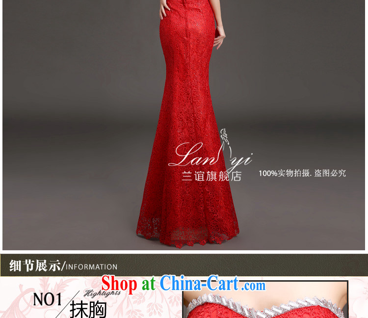 quaker, 2015 new spring wipe chest bridal toast dress stylish beauty graphics thin marriage long bridal toast dress the banquet show service red XL code waist 2.2 feet pictures, price, brand platters! Elections are good character, the national distribution, so why buy now enjoy more preferential! Health