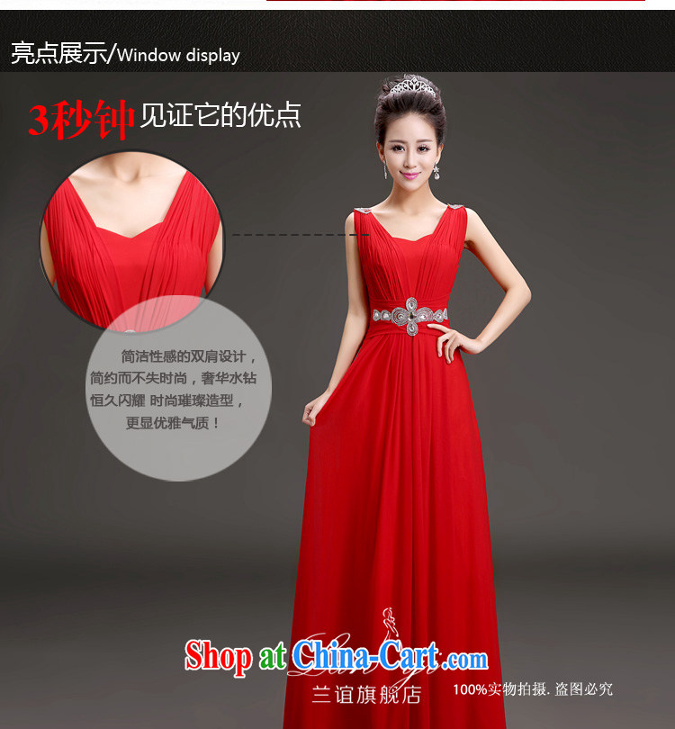 quaker, 2015 new spring bridal toast dress Korean video thin shoulders dress the banquet show service red M code waist 2 feet pictures, price, brand platters! Elections are good character, the national distribution, so why buy now enjoy more preferential! Health