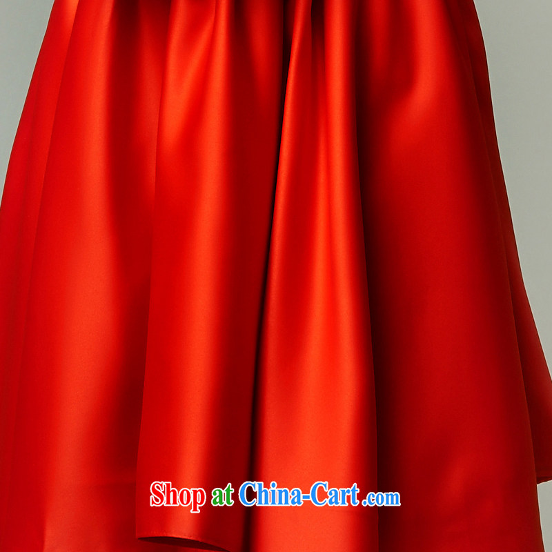 Han Park (cchappiness) 2015 new stylish and refined antique dresses marriages, short bows dress red XXXL (chest 96 waist 80 and 99) and Park (cchappiness), online shopping