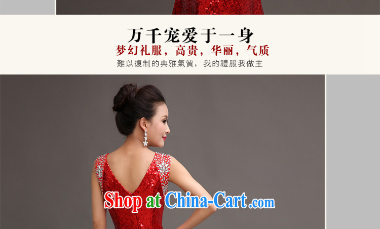 Beautiful ornaments dress 2015 new, luxurious, elegant and sexy shoulders at Merlion dress moderator performance service red XL pictures, price, brand platters! Elections are good character, the national distribution, so why buy now enjoy more preferential! Health