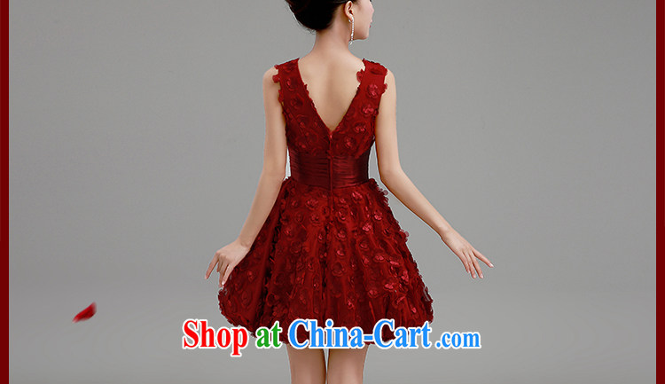 Beautiful ornaments 2015 new wedding dresses wedding red shaggy dress stylish bridesmaid serving the wedding dress bridal toast serving red XL pictures, price, brand platters! Elections are good character, the national distribution, so why buy now enjoy more preferential! Health