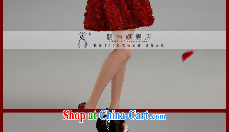 Beautiful ornaments 2015 new wedding dresses wedding red shaggy dress stylish bridesmaid serving the wedding dress bridal toast serving red XL pictures, price, brand platters! Elections are good character, the national distribution, so why buy now enjoy more preferential! Health